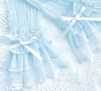 cute clothes with bows, might be sleeves? or maybe leg warmers, found on pinterest, color edited by me :3